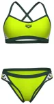 Купальник роздільний для жінок Arena ICONS BIKINI CROSS BACK SOLID салатовий Жін