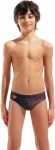 Плавки-сліпи для хлопчиків Arena DIM LIGHT SWIM BRIEFS чорний, кораловий дитячий 128 см (008148-504)