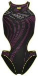 Купальник закритий для жінок Arena ONE STREAM SWIMSUIT чорний, рожевий Жін