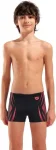 Плавки-шорти для хлопчиків Arena POSEIDONIA SWIM SHORT чорний, кораловий дитячий 128 см (009008-504)