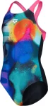 Купальник закритий для дівчат Arena SPRAY PAINT SWIMSUIT SWIM PRO чорний, синій, рожевий дитячий 128 см (010286-590)