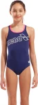 Купальник закритий для дівчат Arena LOGO SWIMSUIT SWIM PRO синій дитячий 128 см (010287-590)