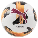 М'яч футбольний Puma Orbita 5 FUSION Lite 350 білий, помаранчевий Уні 5
