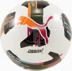 М'яч футбольний Puma Orbita 6 MS білий, чорний, помаранчевий 4 (084335-01)