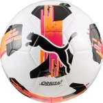 М'яч футбольний Puma Orbita 6 MS білий, чорний, рожевий 5 (084335-13)