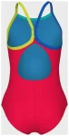 Купальник закритий для дівчат Arena SWIMSUIT LIGHT DROP SOLID червоний Діт 128 см