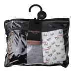 Труси Manoukian SLIPS-X3-FEMME світло-сірий, чорний, білий Жін L