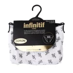 Труси Infinitif SLI SLIP F білий, темно-сірий, світло-сірий Жін 46-48