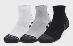 Шкарпетки Under Armour Performance Tech 3pk Qtr сірий Уні LG