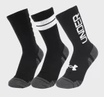 Шкарпетки Under Armour Perf Tech Nov 3pk Crew чорний Уні MD