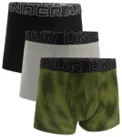 Труси UA PERFORMANCE COTTON - PRINT 3 IN 3PK зелений, сірий, чорний Чол M