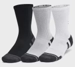 Шкарпетки Under Armour Unisex Perf Tech 6pk Crew чорний, сірий, білий Уні LG