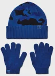 Набір шапка і рукавички Under Armour B Beanie/Glove Combo синій, червоний Діт OFSM