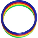 Кільця для координації Meta Flat Agility Rings Set of 12 синій, червоний, жовтий, зелений Уні 45 см