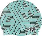 Шапка для плавання Arena PRINT 2 бірюзовий One Size (1E368-150)