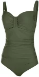 Купальник закритий для жінок Aqua Speed OLIVIA 60112 темно-зелений Жін 40