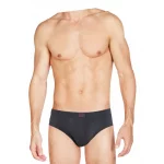 Труси сліп Kappa Slip Uomo Elastico Ric. c/etichetta Logo антрацит Чол XXL