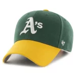 Кепка 47 Brand OAKLAND ATHLETICS зелений, жовтий, сірий Уні OSFA