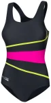 Купальник закритий для жінок Aqua Speed STELLA 6889 сірий, рожевий, зелений лайм Жін 38