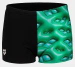 Плавки-боксери для хлопців Arena FOAM SWIM SHORT чорний, зелений, бірюзовий Діт