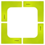 Набір плоских кутових фішок-маркерів Meta Flat Corner Marker Set of 4 лимон Уні 25х25 см