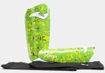 Щитки Joma SPARTAN зелений, жовтий Уні L (зріст 155-175 см)
