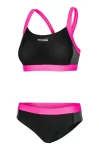 Купальник роздільний для жінок Aqua Speed NAOMI 7120 чорний, рожевий Жін 40