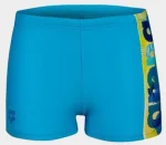Плавки-боксери для хлопців Arena LIGHT TRICKS SWIM SHORT блакитний, салатовий, синій Діт 140 см