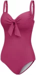Купальник закритий для жінок Aqua Speed ELENA 61191 малиновий Жін 40