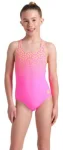 Купальник для дівчат Arena KIKKO V SWIMSUIT SWIM PRO BACK фіолетовий, жовтий Діт 128 см