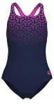 Купальник для дівчат Arena KIKKO V SWIMSUIT SWIM PRO BACK чорний, фуксія Діт 116 см