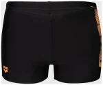 Плавки-шорти для чоловіків Arena BRIGHT GLARE SWIM SHORT чорний, помаранчевий Чол
