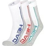 Шкарпетки Head PERFORMANCE SHORT CREW 3P UNISEX білий, сірий, мультиколор Уні 35-38