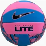 М'яч волейбольний Nike ALL COURT LITE VOLLEYBALL DEFLATED PLAYFUL PINK/LT PHOTO BLUE/BLACK size 5