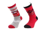 Шкарпетки CARS MC QUEEN + COUPE/LIGHTNING 2P червоний, сірий Діт 31-34, арт.83896715-4