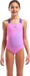 Купальник закритий для дівчат Arena DIM LIGHT SWIMSUIT SWIM PRO BA рожевий, фіолетовий дитячий 128 см (008104-980)
