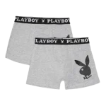 Набір з 2 труси-боксери Playboy ANNYA PLAYBOY BOXERSHORT сірий Чол L