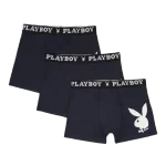Набір з 3 труси-боксери Playboy ANNYA PLAYBOY BOXERSHORT синій Чол S