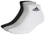 Шкарпетки Adidas C SPW ANK 3P білий, чорний, сірий Уні M (40-42)