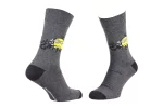 Шкарпетки Minion NEED COFFEE світло-сірий Діт 39-42