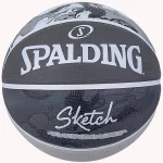 М'яч баскетбольний Spalding Sketch Jump Ball сірий № 7