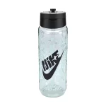 Пляшка NIKE TR RENEW RECHARGE STRAW BOTTLE 24 OZ чорний, зелений Уні 709 мл