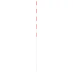 Антена для волейболу: цілісна, біло-червона C-3261 (1 шт)