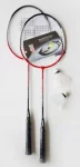 Набір для бадмінтону Flash Badminton racket set B-121 (2ракетки+2волана+ чохол прозорий) (B-121)