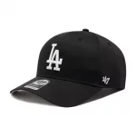 Кепка 47 Brand LOS ANGELES DODGERS RAISED BAS чорний, сірий Уні OSFA