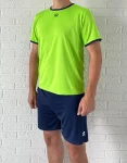 Футбольна форма X2 Start (футболка+шорти), розмір M (салатовий/темно-синій) X2003LG/DB-M