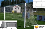 Футбольна сітка 5х2x1,2x1,5м. (Юніорська), шнур 4мм. (PP, white) "El Leon De Oro" 12443080000