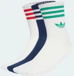 Шкарпетки Adidas 3S CREW S 3P білий, темно-синій Уні L (43-45)