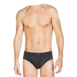 Труси сліп Kappa Slip Uomo Elastico Ric. c/etichetta Logo антрацит Чол M