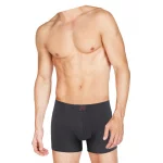 Труси-боксери Kappa Boxer Uomo Elastico Ric. c/etichetta Logo антрацит Чол M